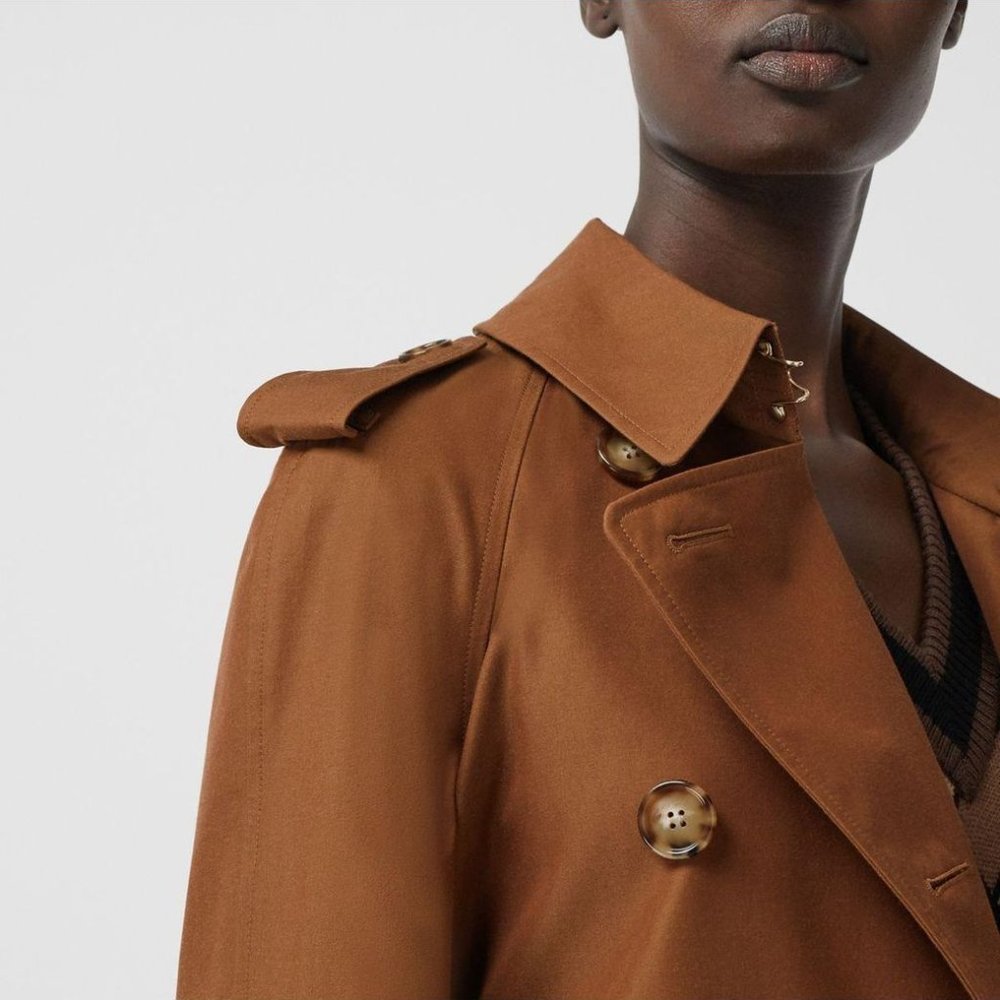 Burberry Long Waterloo Heritage Trench Coat Chestn - Picture 9 of 13